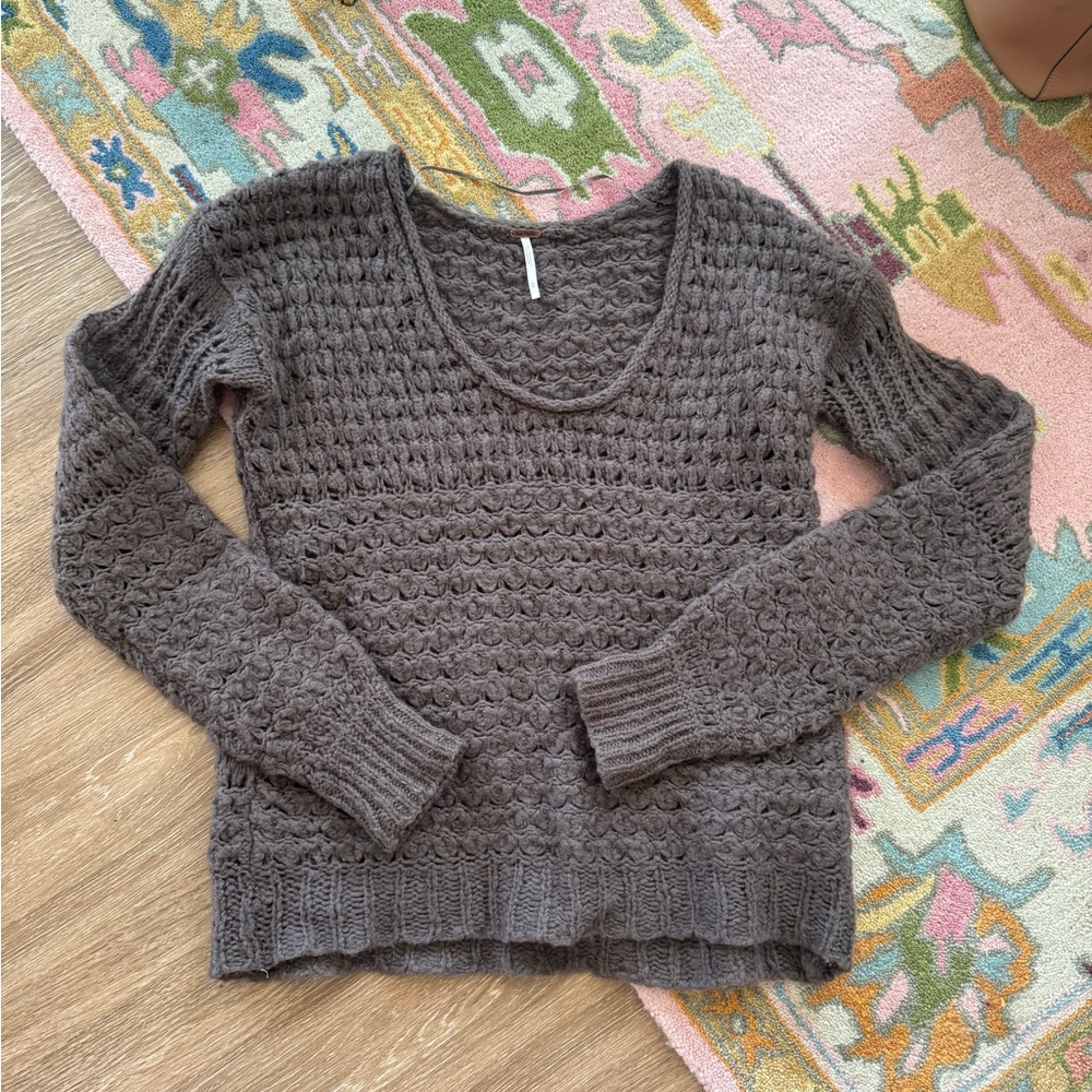 Free People Chunky Knit Sweater